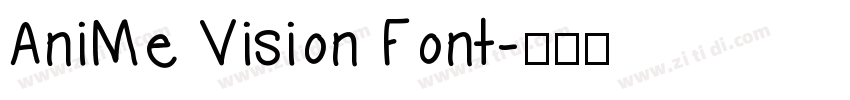 AniMe Vision Font字体转换
